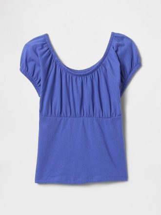Top de cuello redondo para niños
