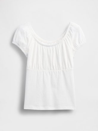 Top de cuello redondo para niños