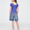 Top de cuello redondo para niños