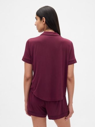 Top de pijama de modal