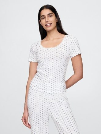 Top de pijama de punto