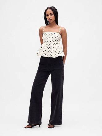 Top de popelina con burbujas