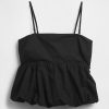 Top de popelina con burbujas Top de popelina con burbujas