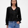 Top peplum con cuello en V Top peplum con cuello en V