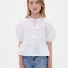Top peplum con mangas abullonadas para niños Top peplum con mangas abullonadas para niños