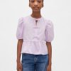 Top peplum con mangas abullonadas para niños Top peplum con mangas abullonadas para niños