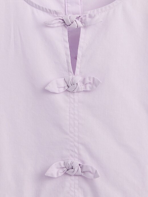 Top peplum con mangas abullonadas para niños Top peplum con mangas abullonadas para niños
