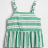 Top peplum de popelina para niños Top peplum de popelina para niños