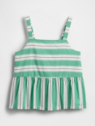 Top peplum de popelina para niños