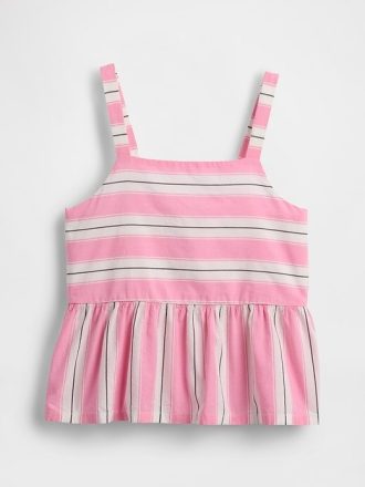 Top peplum de popelina para niños