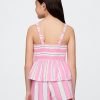 Top peplum de popelina para niños Top peplum de popelina para niños