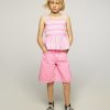 Top peplum de popelina para niños Top peplum de popelina para niños
