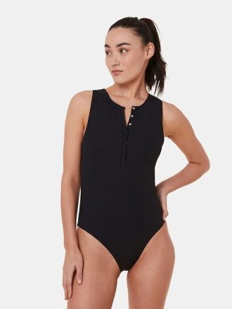 Traje de baño clásico de una pieza acanalado Andie Malibu
