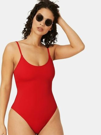 Traje de baño clásico de una pieza Andie Amalfi – Torso largo