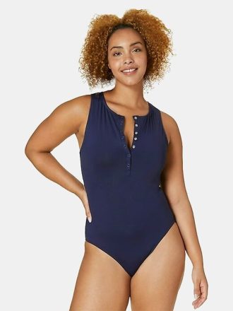 Traje de baño clásico de una pieza Andie Malibu – Torso largo