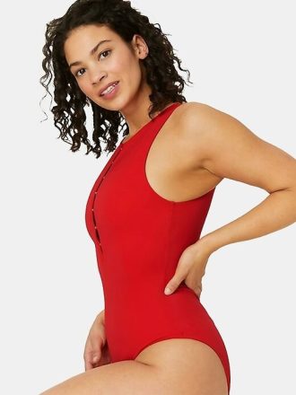 Traje de baño clásico de una pieza Andie Malibu – Torso largo