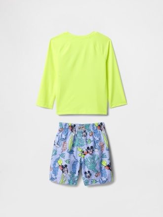 Traje de baño de dos piezas Gap × Disney para bebés y niños pequeños