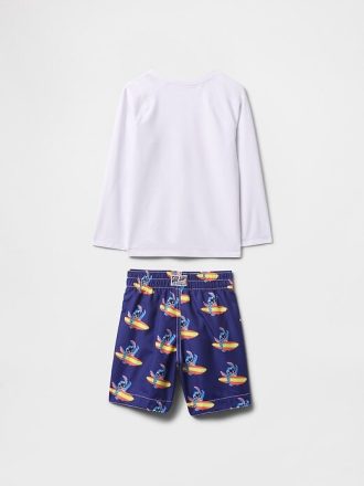 Traje de baño de dos piezas Gap × Disney para bebés y niños pequeños