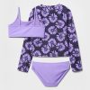 Traje de baño de tres piezas con protección contra erupciones para niños Traje de baño de tres piezas con protección contra erupciones para niños