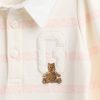Traje de baño de una pieza con logo de oso universitario vintage suave para bebé