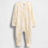 Traje de baño de una pieza con pies de algodón orgánico Baby First Favorites Traje de baño de una pieza con pies de algodón orgánico Baby First Favorites