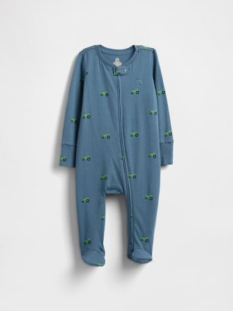 Traje de baño de una pieza con pies de algodón orgánico Baby First Favorites