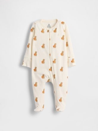 Traje de baño de una pieza con pies de algodón orgánico Baby First Favorites
