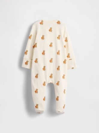 Traje de baño de una pieza con pies de algodón orgánico Baby First Favorites