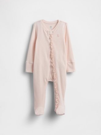 Traje de baño de una pieza con pies TinyRib de Baby First Favorites