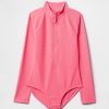 Traje de baño de una pieza con protección contra erupciones para niños