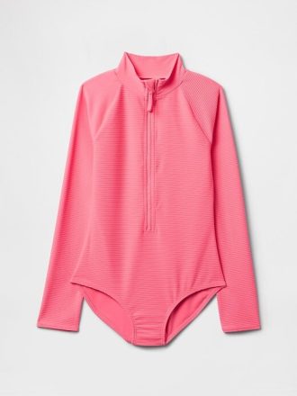 Traje de baño de una pieza con protección contra erupciones para niños