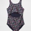 Traje de baño de una pieza con recortes para niños Traje de baño de una pieza con recortes para niños