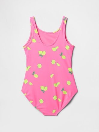 Traje de baño de una pieza con recortes para niños