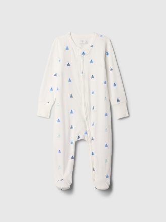 Traje de baño de una pieza de algodón orgánico Baby First Favorites