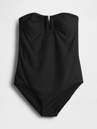 Traje de baño de una pieza sin tirantes