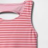 Traje de baño tankini de dos piezas con recortes para niños