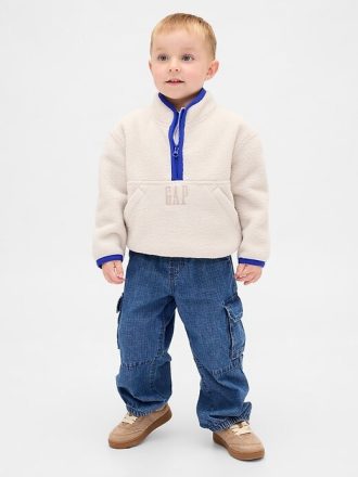 Vaqueros cargo tipo paracaídas para bebés y niños pequeños