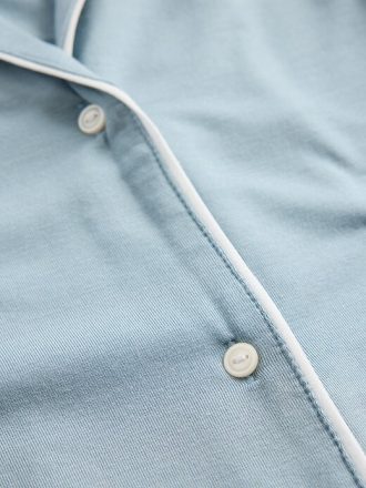 Vestido camisero de pijama modal