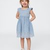 Vestido con ojales para bebés y niños pequeños