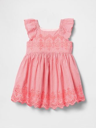 Vestido con ojales para bebés y niños pequeños