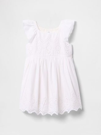 Vestido con ojales para bebés y niños pequeños