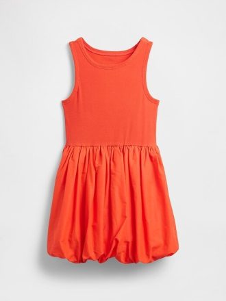 Vestido de burbujas para niños con técnica mixta