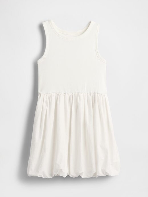 Vestido de burbujas para niños con técnica mixta Vestido de burbujas para niños con técnica mixta