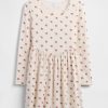 Vestido de cuello cuadrado para niños