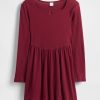 Vestido de cuello cuadrado para niños Vestido de cuello cuadrado para niños