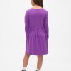Vestido de cuello cuadrado para niños Vestido de cuello cuadrado para niños