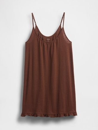 Vestido de pijama con volantes