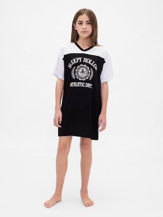 Vestido de pijama reciclado de Sleepy Hollow para niños