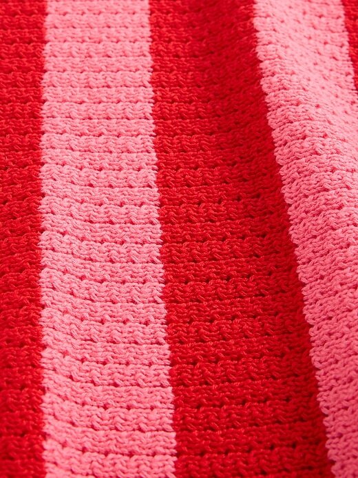 Vestido de rayas de crochet para niños Vestido de rayas de crochet para niños