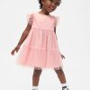 Vestido de tul escalonado para bebés y niños pequeños